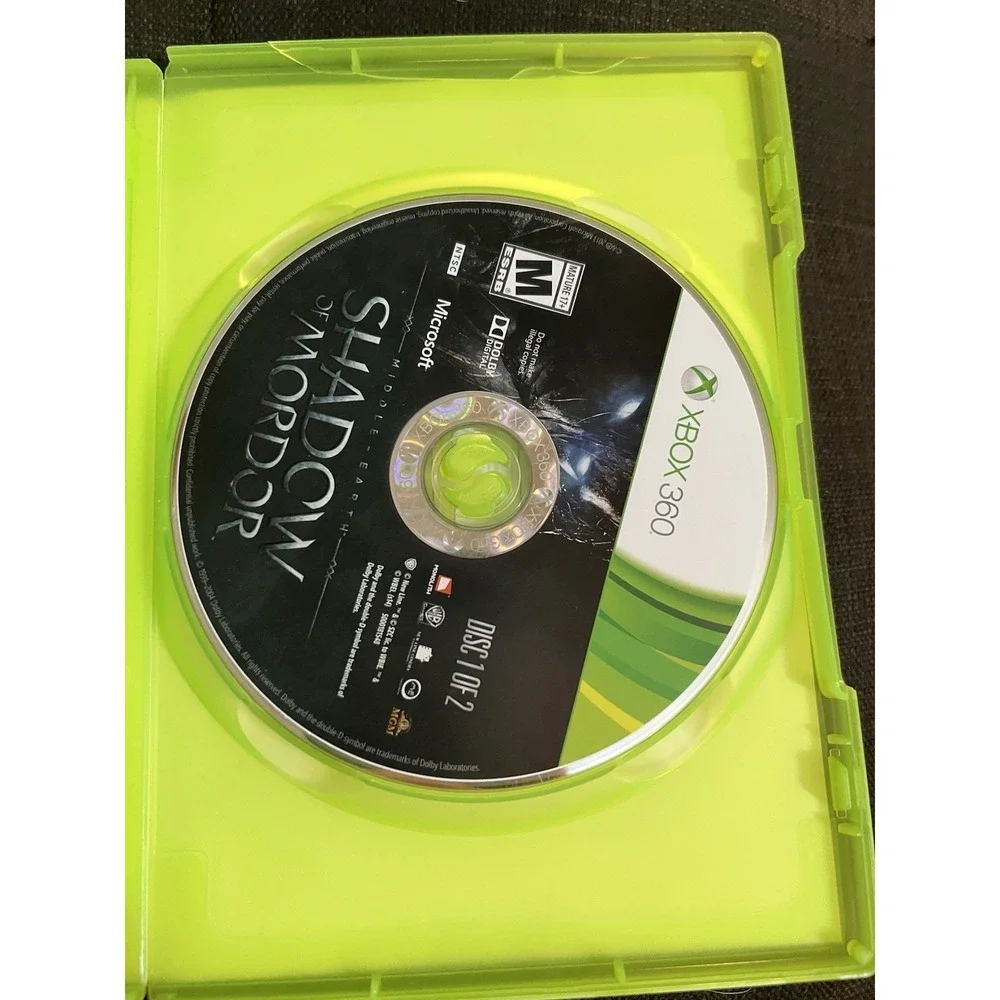 Middle-earth: Shadow of Mordor (Xbox 360, 2014) Complete Tested Working CIB‎